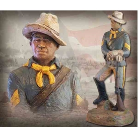 Michael Garman Buffalo Soldier Corporal Military Sculpture