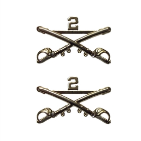 2d Cavalry Branch Insignia Set