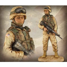 Michael Garman American Soldier Military Sculpture