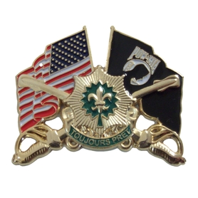 2d Cavalry Flag Pin