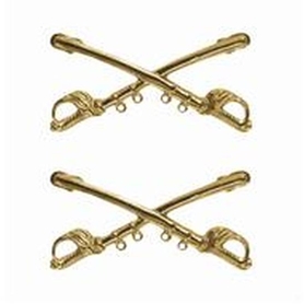 Cavalry Cross Sabers Set - Gold