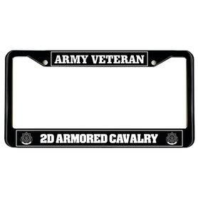 Black Metal License Plate Frame