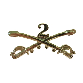 2d Cavalry Brass Hat Pin